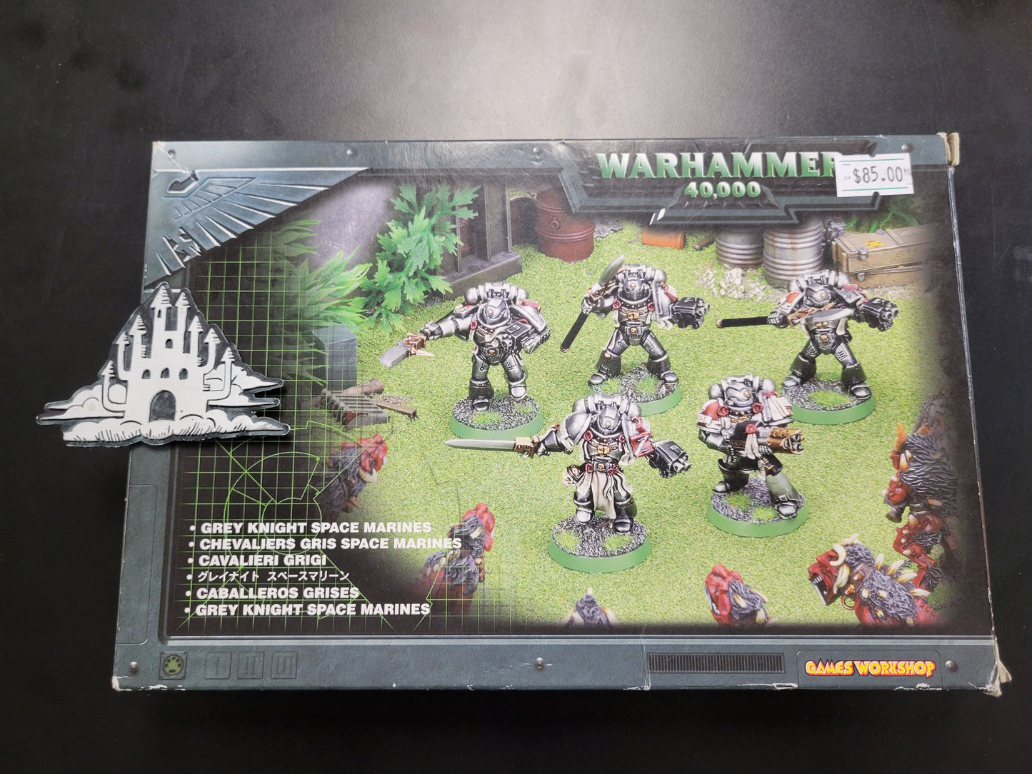 Warhammer 40,000 Grey Knights Space Marine Box Set OOP METAL RARE