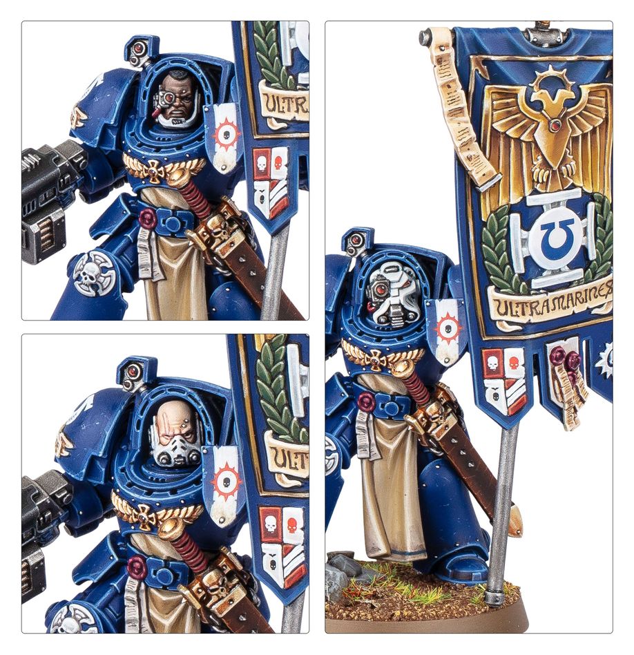 Warhammer 40,000: Space Marine Ancient in Terminator Armor PRESALE 12/6
