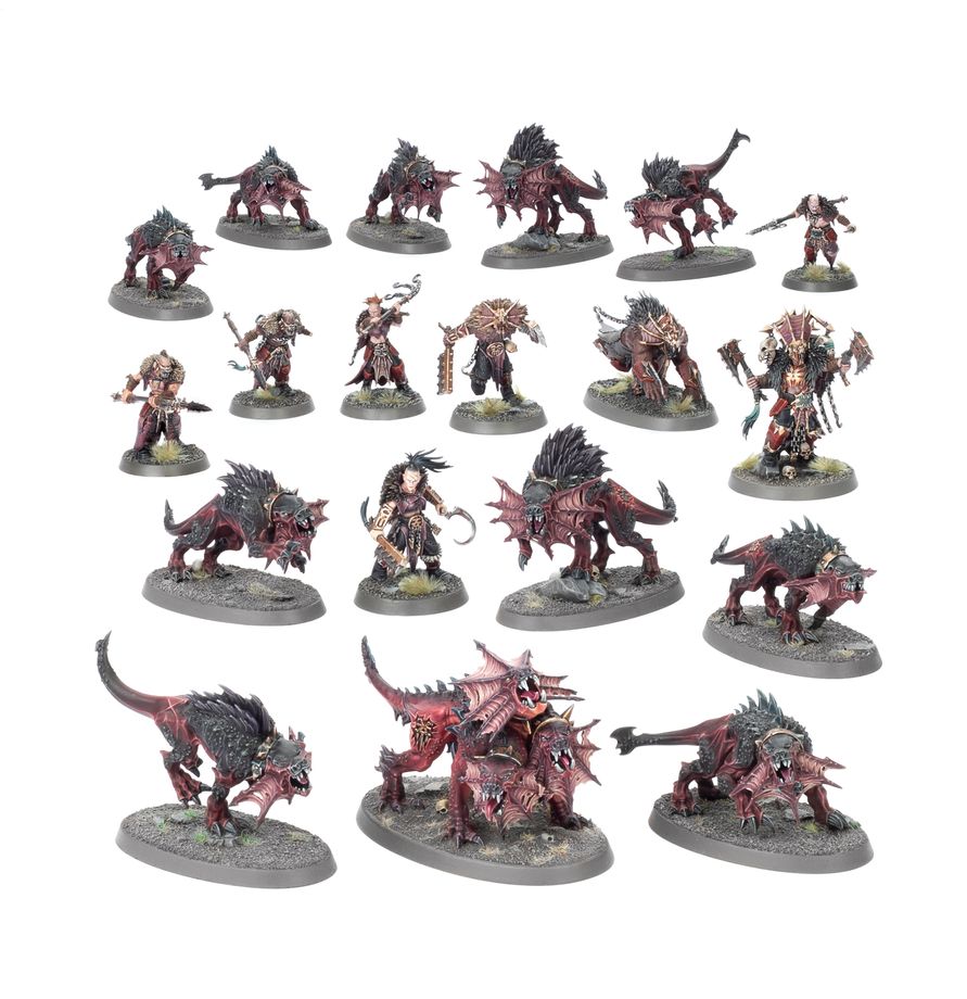 Warhammer Age of Sigmar Spearhead: Blades of Khorne Fangs of the Blood God