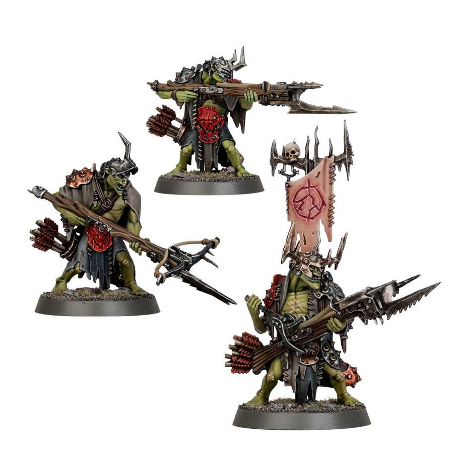 Warhammer: Age of Sigmar Orruk Warclans Man-Skewer Boltboyz NIB