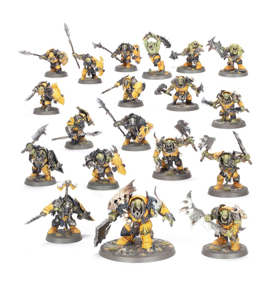 Warhammer Age of Sigmar Spearhead: Orruk Warclans Ironjawz Bigmob