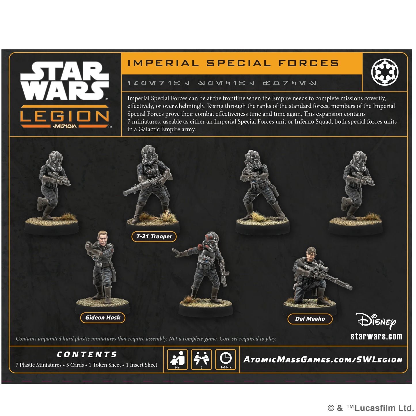 Star Wars Legion: Imperial Special Forces Unit Expansion