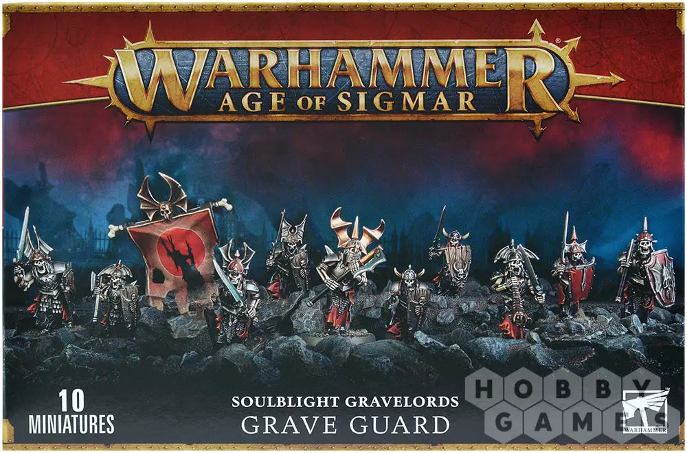 Warhammer: Age of Sigmar Soulblight Gravelords Grave Guard OOP RARE