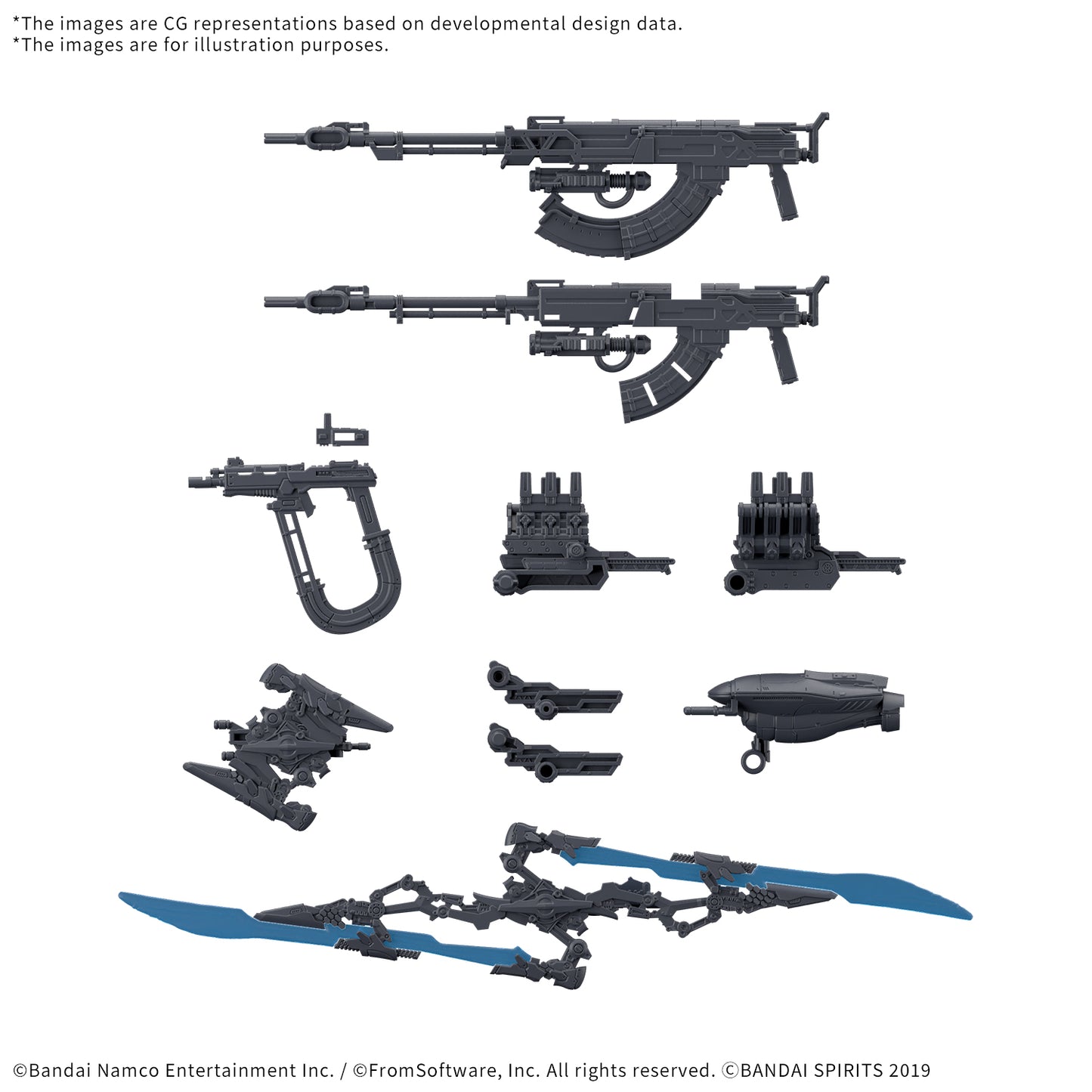 Bandai30 Minutes Missions x Armored Core VI Option Parts Set Armored Core VI Fires of Rubicon Weapon Set 06 "Armored Core VI Fires of Rubicon" 30MM