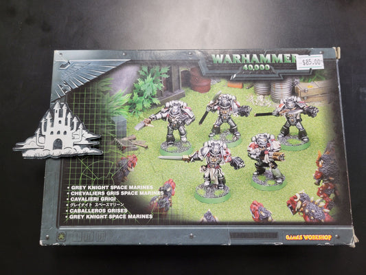 Warhammer 40,000 Grey Knights Space Marine Box Set OOP METAL RARE