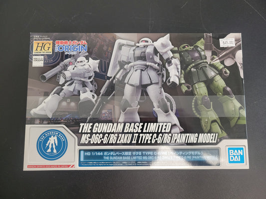 Gundam Base Exclusive Limited MS-06c/R6 Zaku II Type C-6/R6 Painting Model NIB