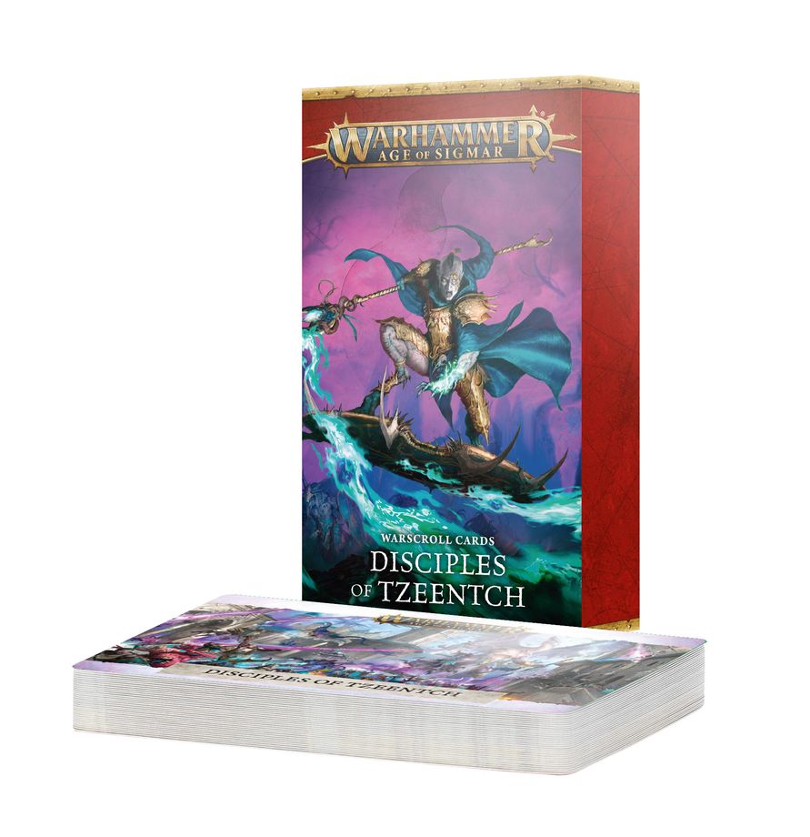 Warhammer: Age of Sigmar Disciples of Tzeentch Warscroll Cards PRESALE