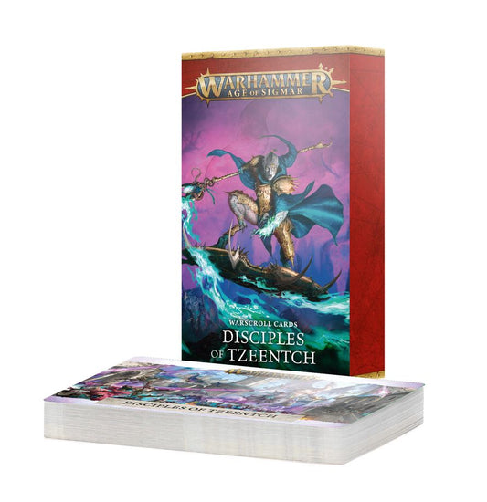Warhammer: Age of Sigmar Disciples of Tzeentch Warscroll Cards PRESALE