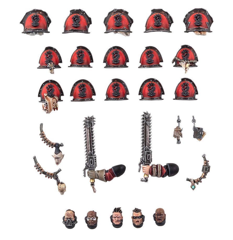 Warhammer 40,000: Chaos Space Marines Red Corsairs Upgrades and Transfers