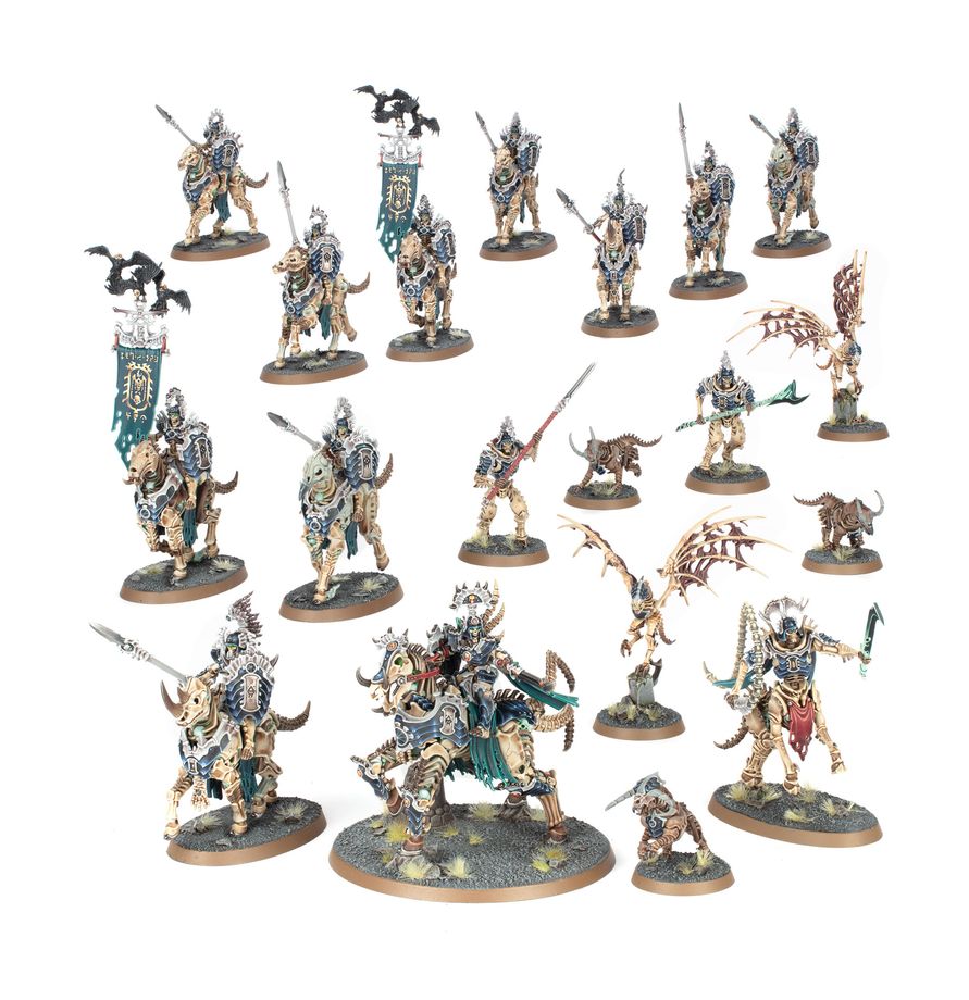 Warhammer: Age of Sigmar Ossiarch Bonereapers Kavalos Vanguard Spearhead