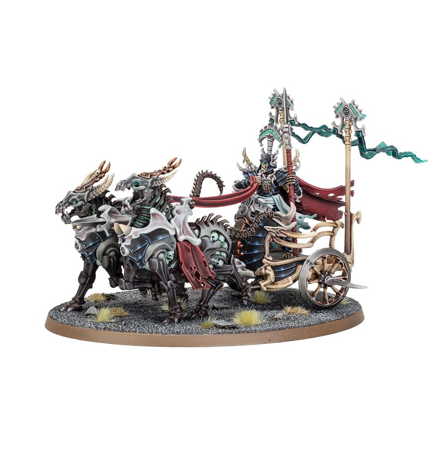 Warhammer: Age of Sigmar Ossiarch Bonereapers Liege-Kavalos on War Chariot