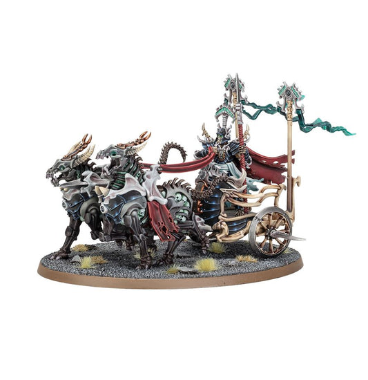 Warhammer: Age of Sigmar Ossiarch Bonereapers Liege-Kavalos on War Chariot