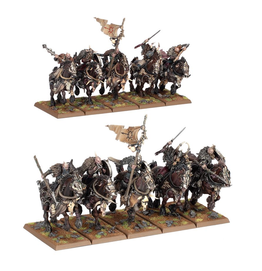 Warhammer: The Old World Warriors of Chaos Marauder Horsemen