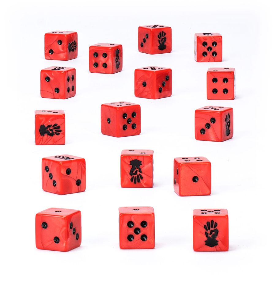 Warhammer 40,000: Red Corsairs Dice Set