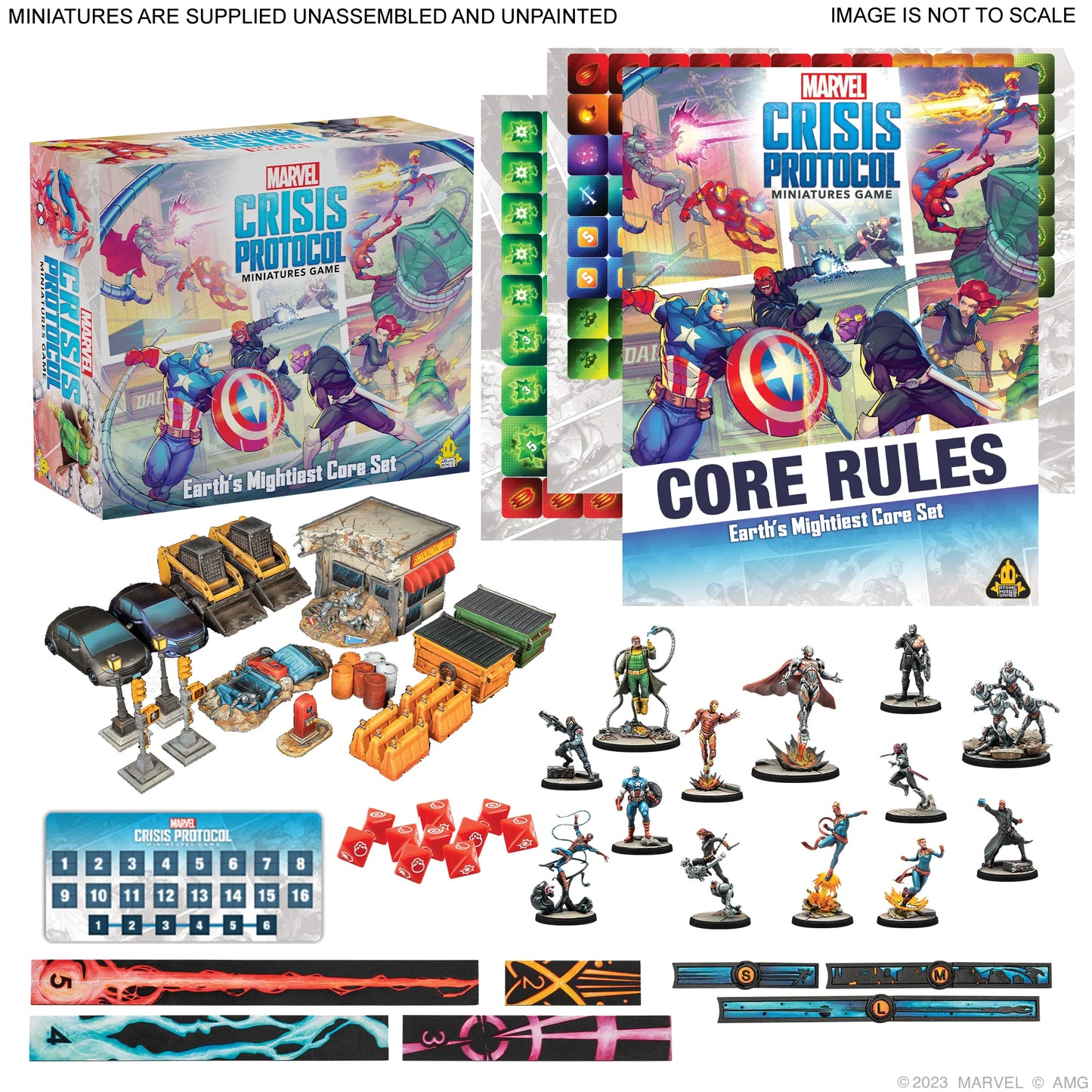 Marvel Crisis Protocol: Earth's Mightiest Heroes 2-Player Starter Set