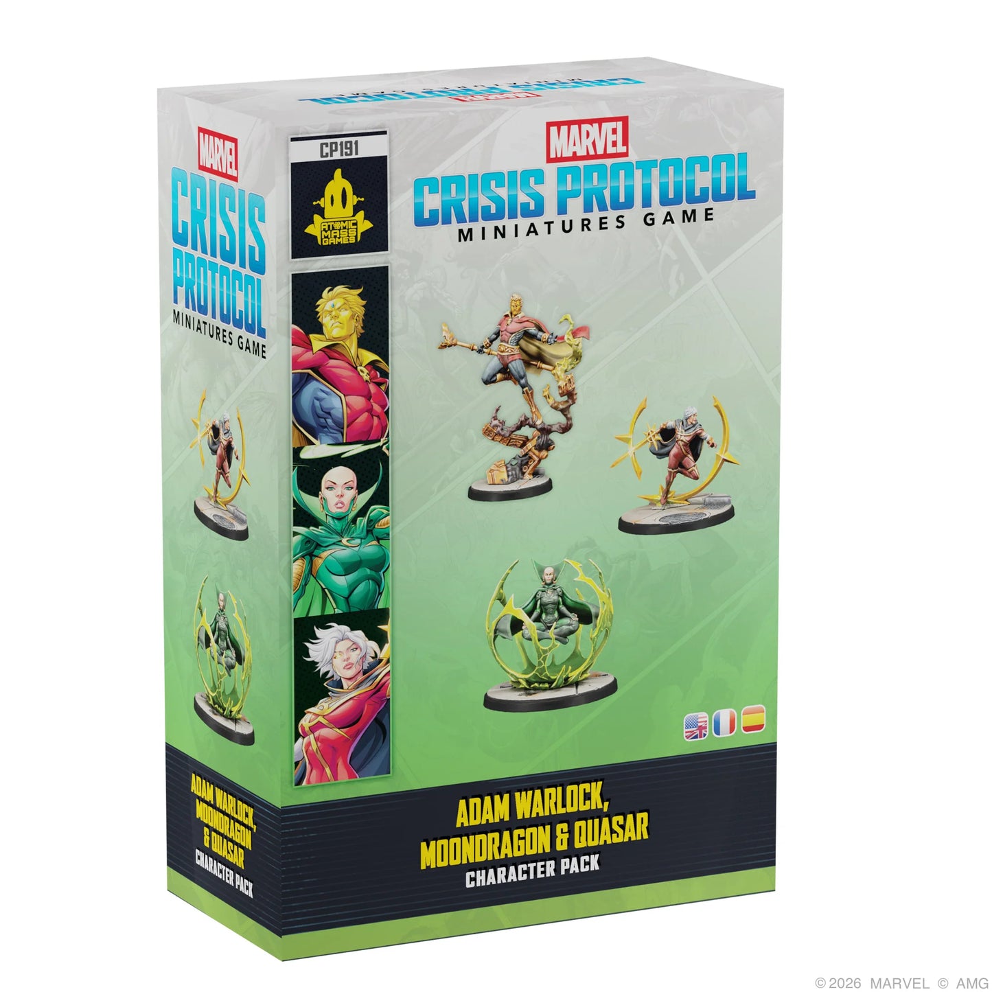 Marvel: Crisis Protocol - Adam Warlock, Moondragon & Quasar Character Pack