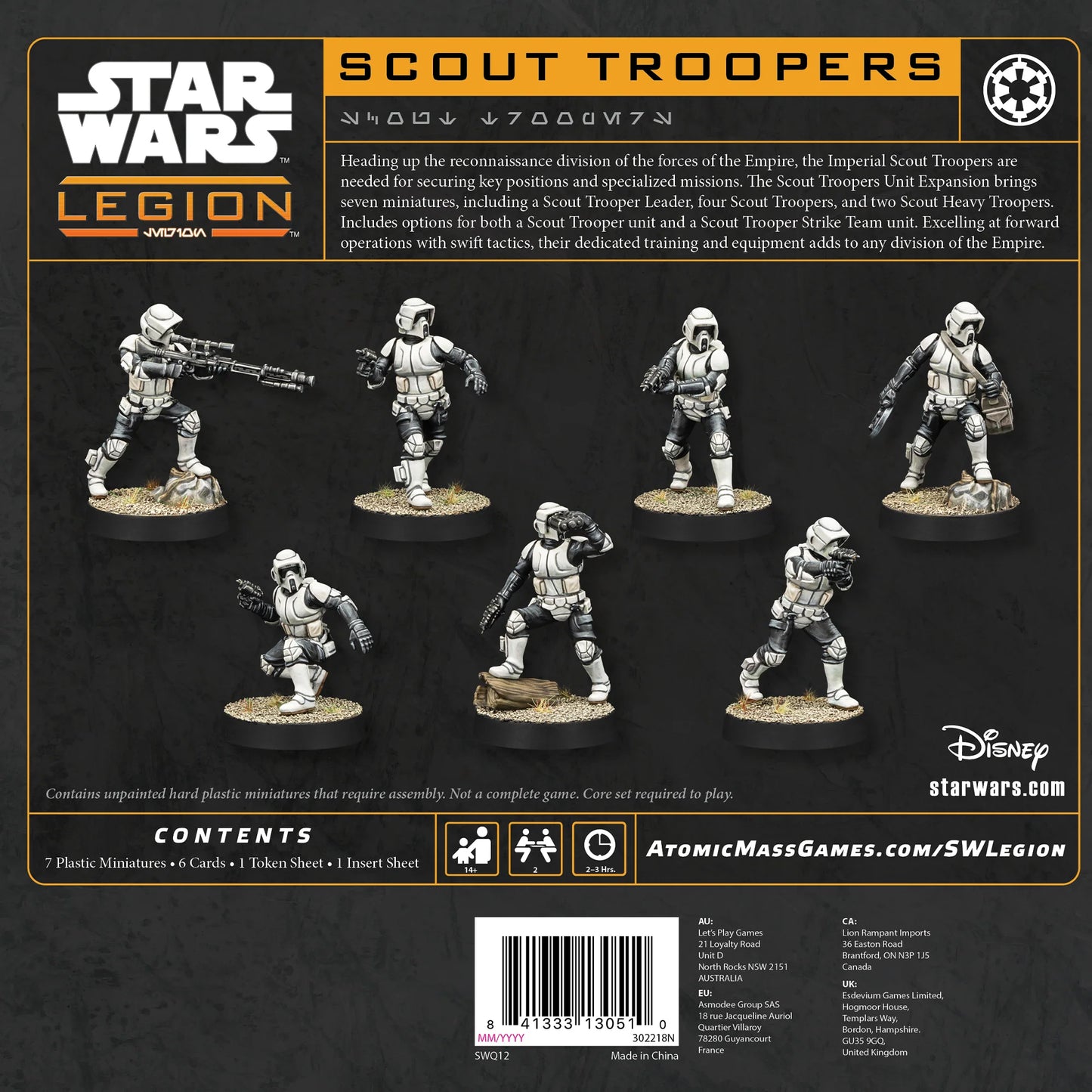 Star Wars Legion: Scout Troopers Unit Expansion