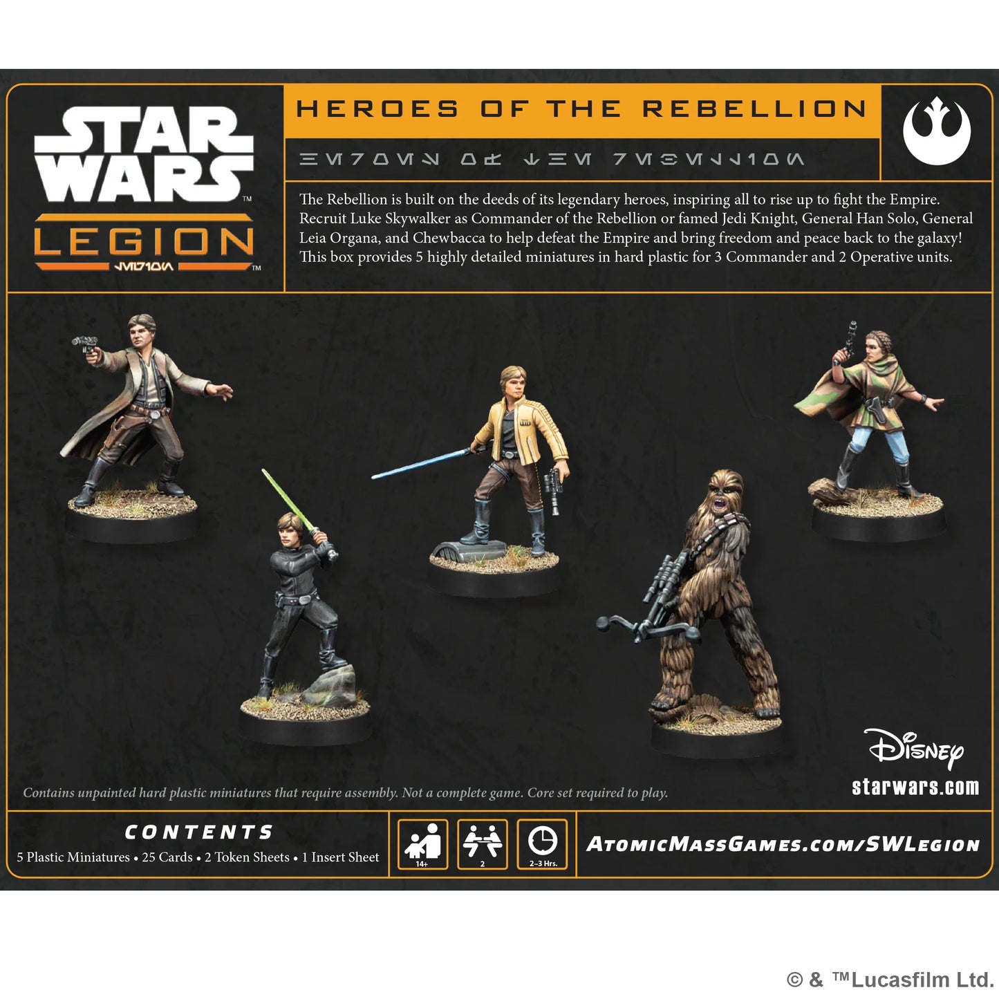 Star Wars Legion: Heroes of the Rebellion Character Expansion