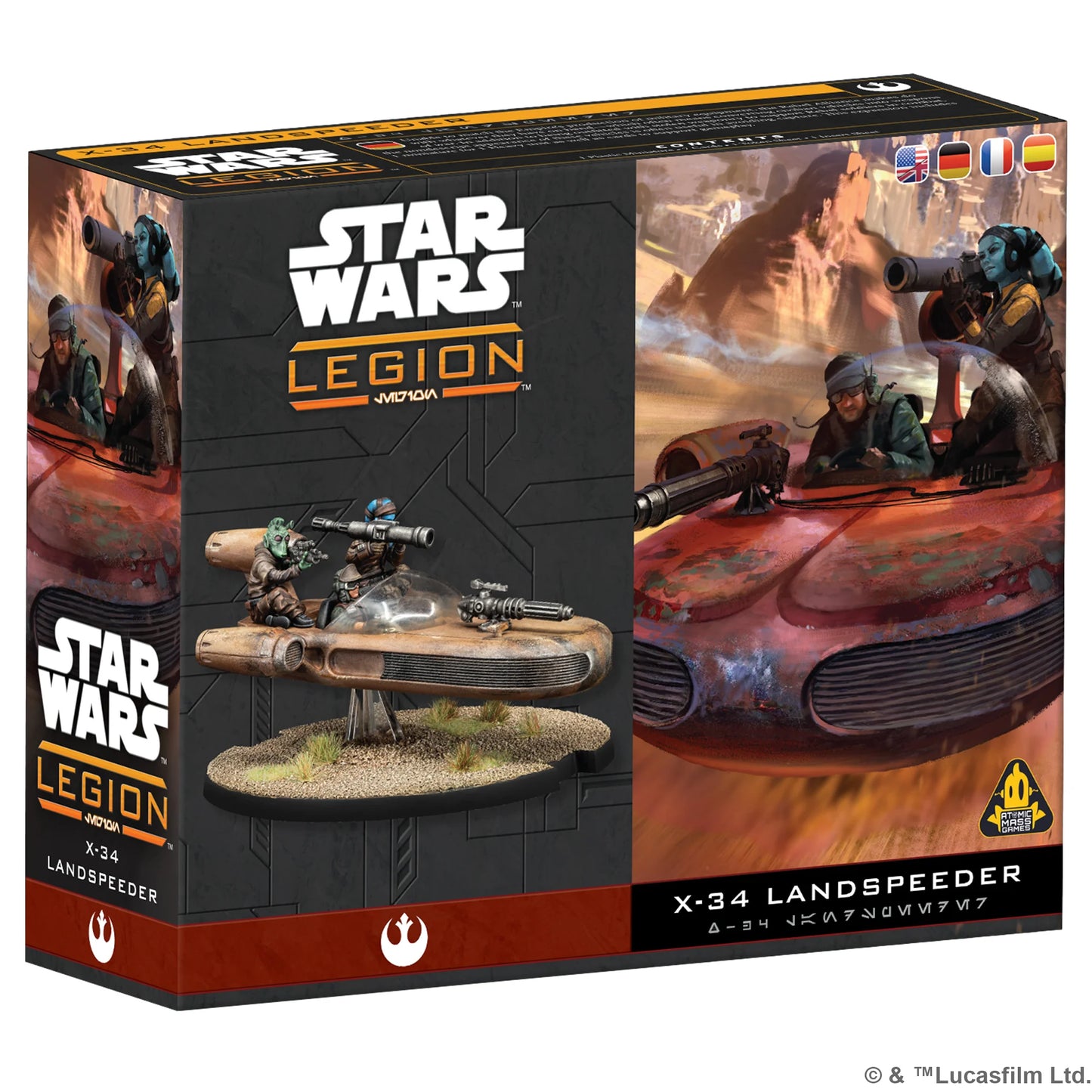 Star Wars Legion: Rebel X-34 Landspeeder Vehicle Expansion