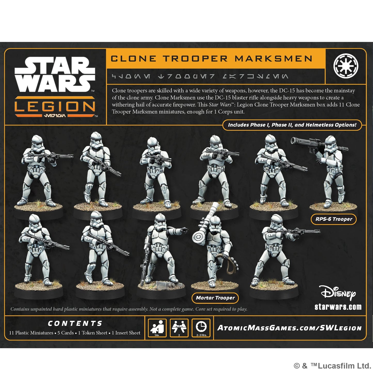 Star Wars Legion: Clone Trooper Marksmen Unit Expansion