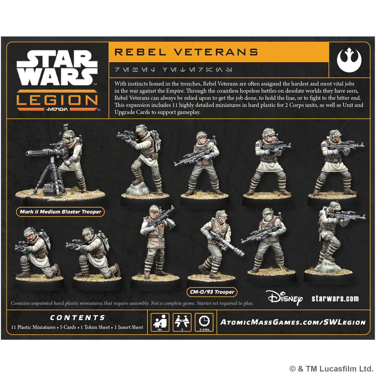 Star Wars Legion: Rebel Veterans Unit Expansion