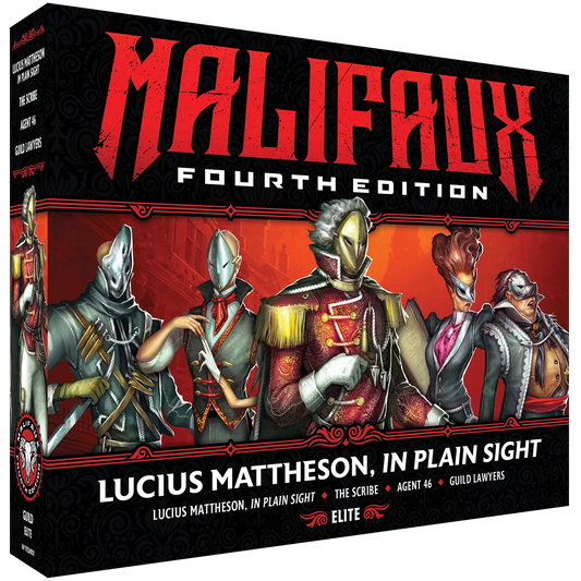 Malifaux Fourth Edition: Lucius Matheson, in Plain Sight