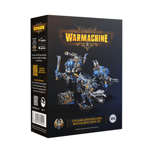 Warmachine: Cygnar Gravediggers Battlegroup Box
