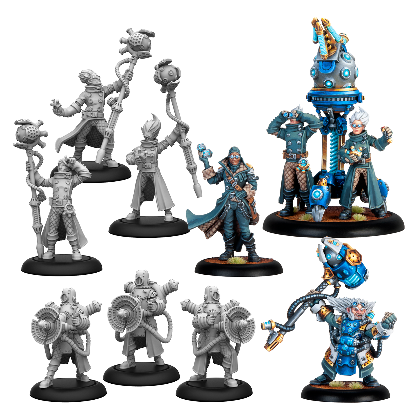 Warmachine: Cygnar Storm Forge Command Cadre
