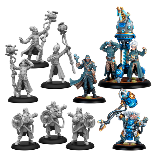 Warmachine: Cygnar Storm Forge Command Cadre