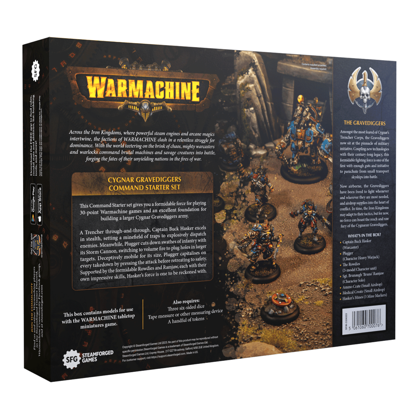 Warmachine: Cygnar Gravediggers Command Starter
