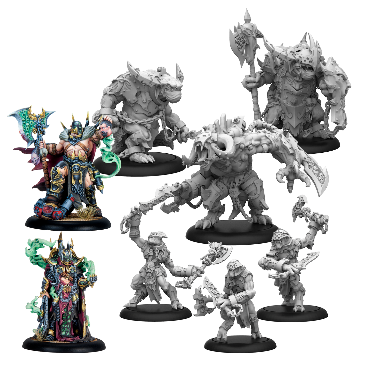 Warmachine: Orgoth Cursebound Command Cadre