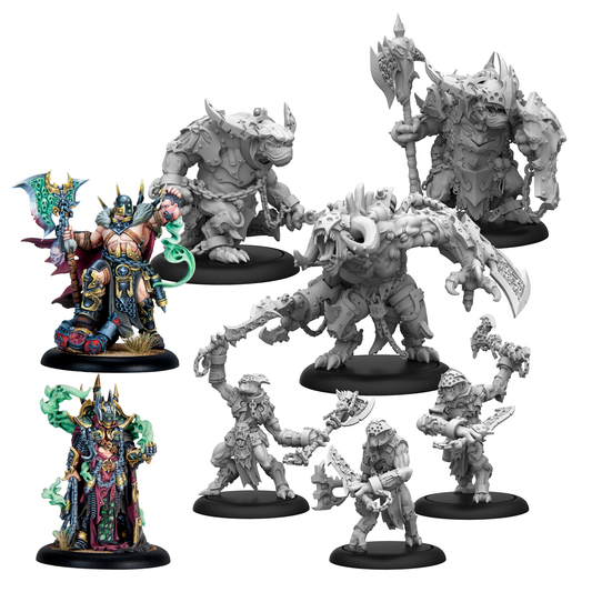 Warmachine: Orgoth Cursebound Command Cadre