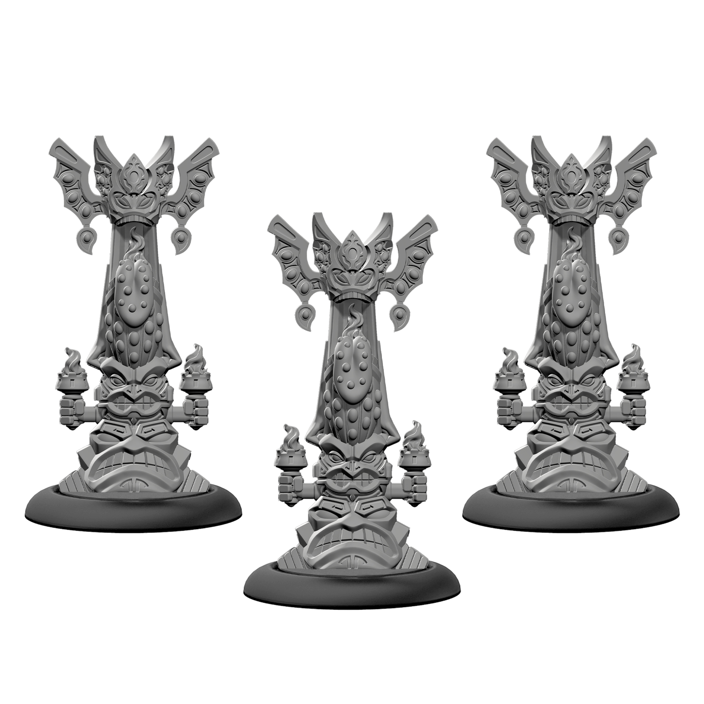 Warmachine: Southern Kriels Fire Tongue Warriors Command Cadre