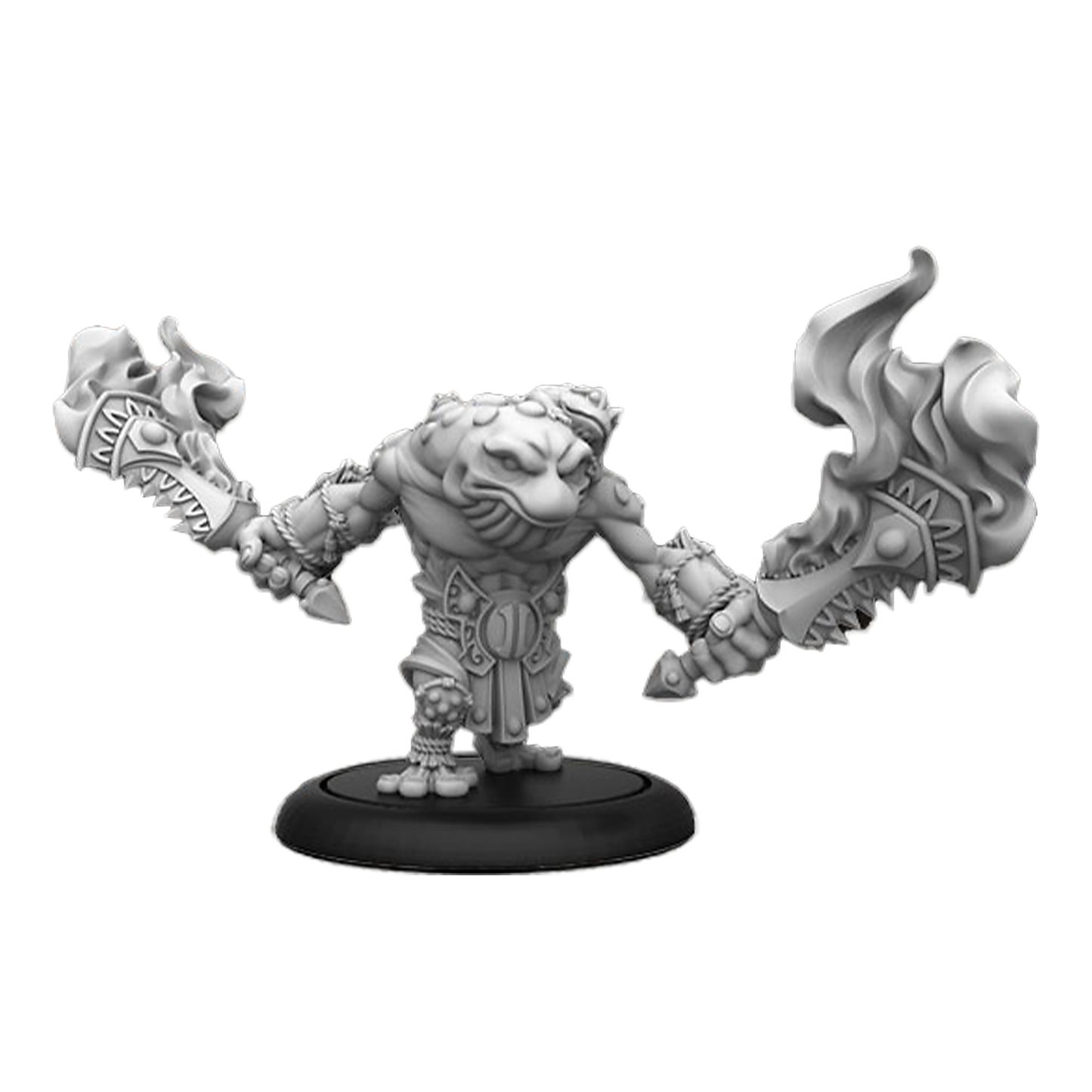 Warmachine: Southern Kriels Fire Tongue Warriors Command Cadre