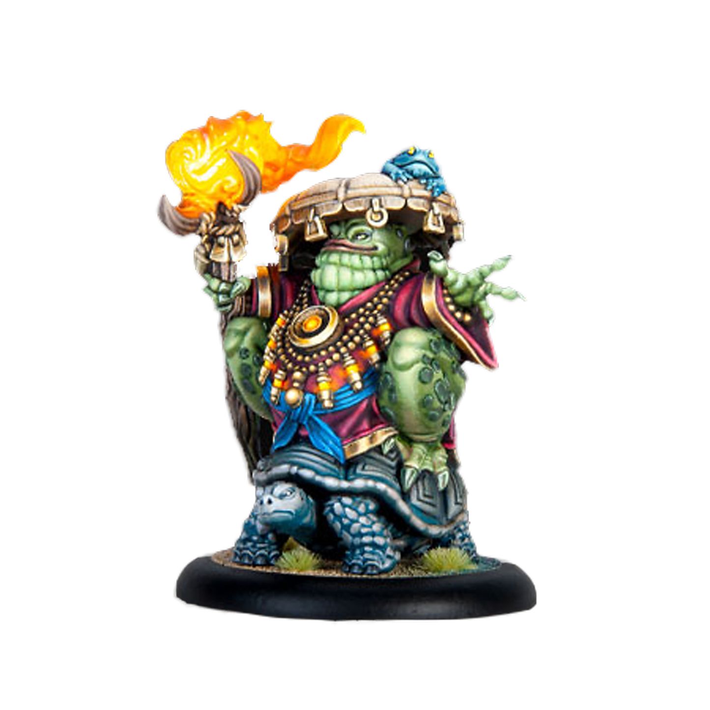 Warmachine: Southern Kriels Fire Tongue Warriors Command Cadre