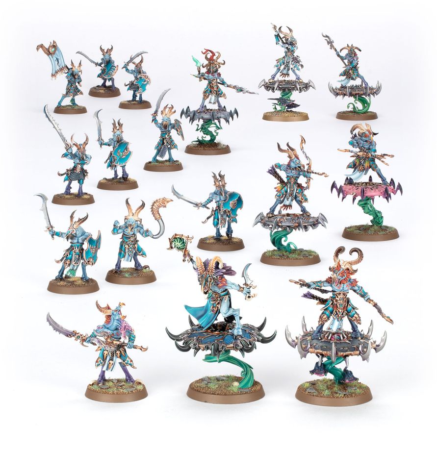 Warhammer: Age of Sigmar Disciples of Tzeentch Tzaangor Warflock PRESALE