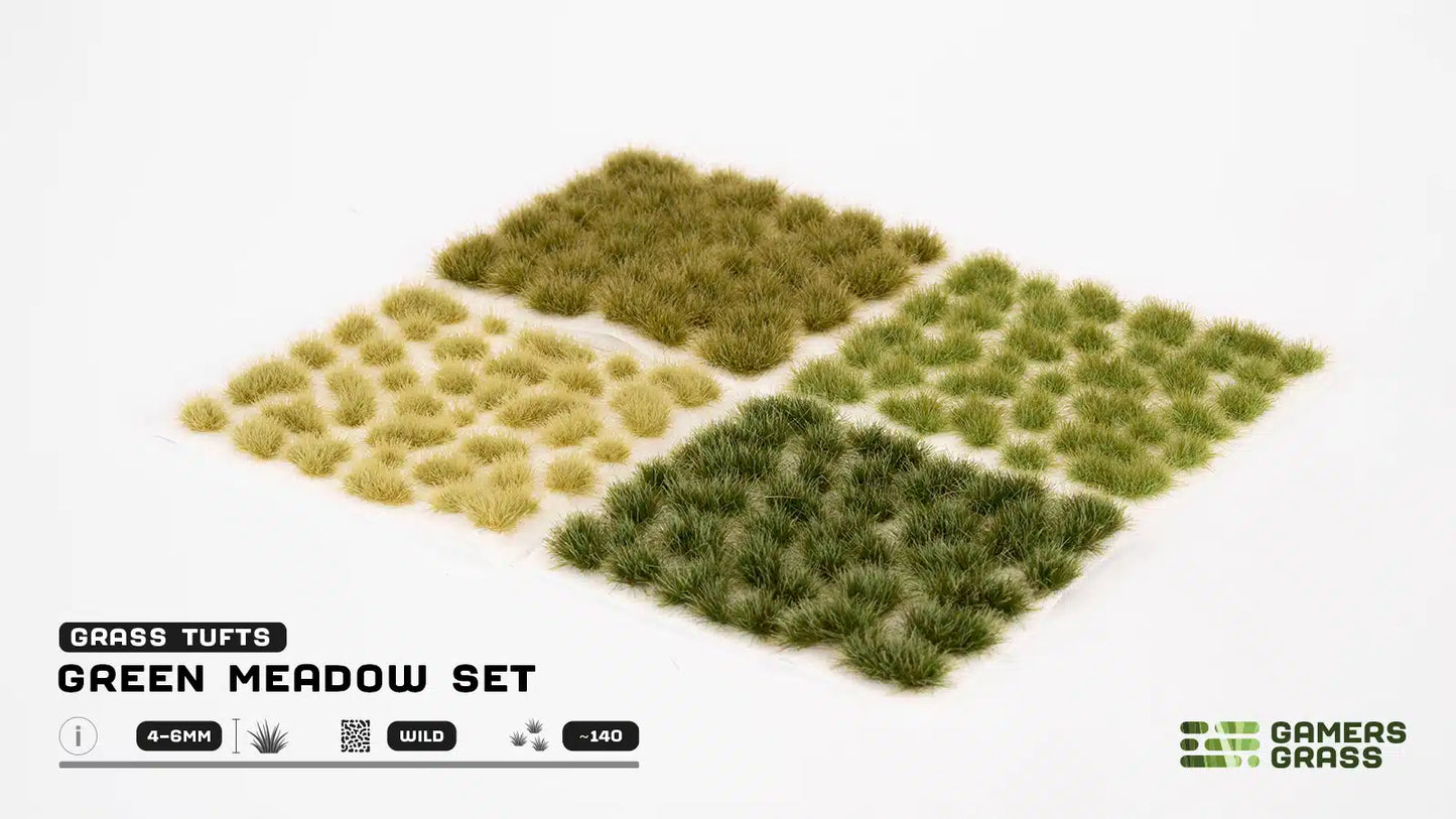 Gamers Grass Green Meadow Set