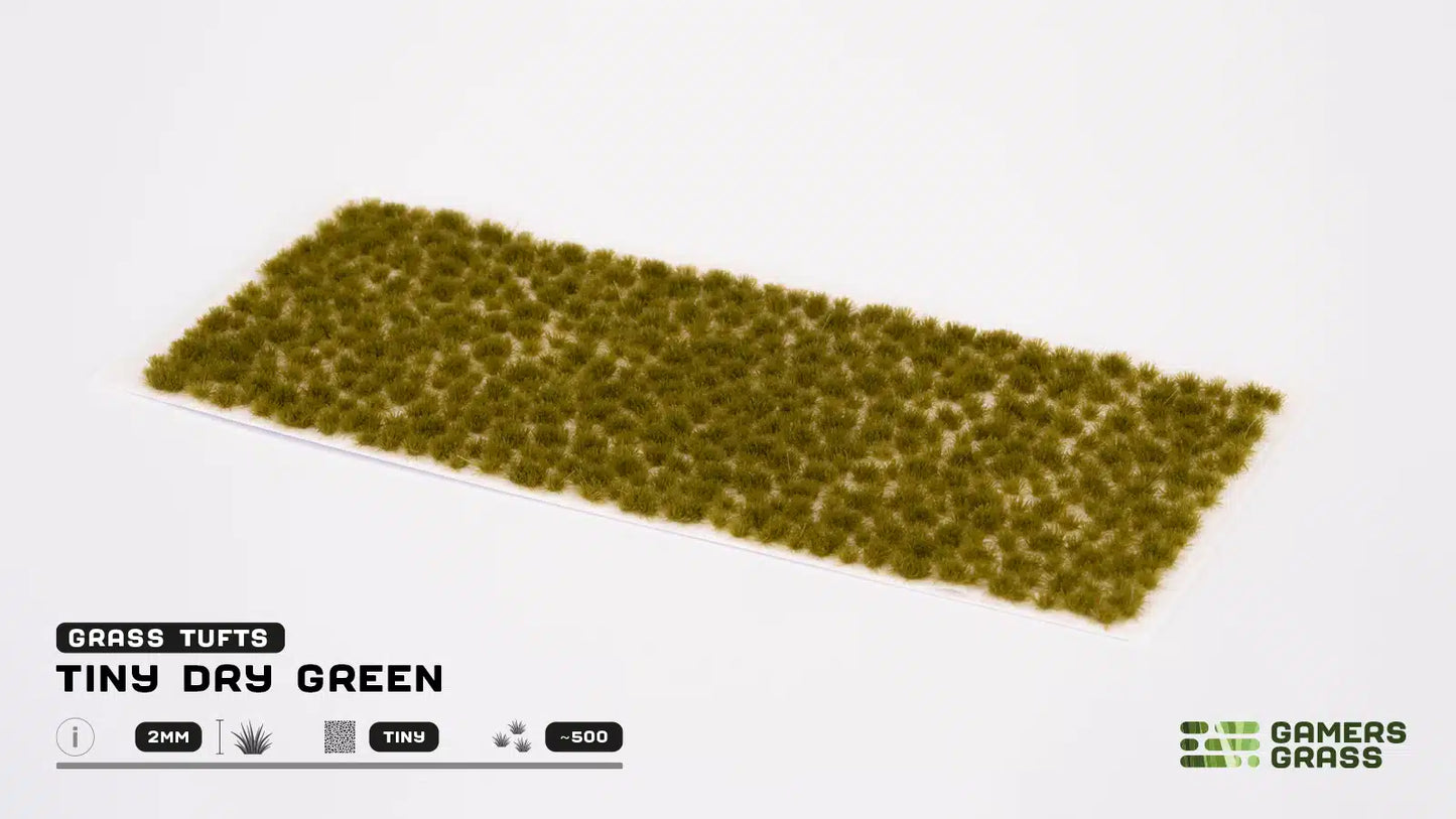 Gamers Grass Tiny Dry Green (2mm)